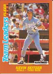 1988 Fleer Team Leaders Baseball Cards 036      Kevin Seitzer